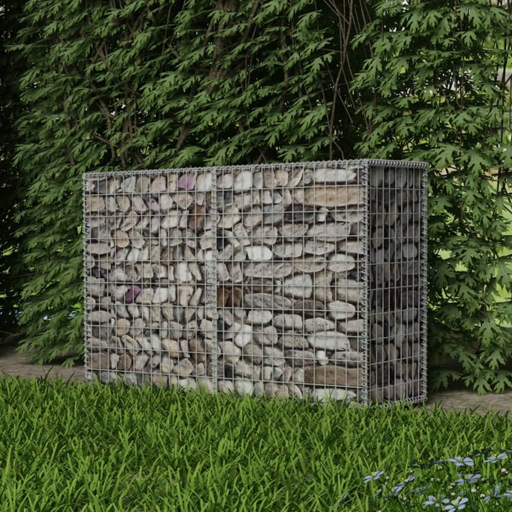 Cesta De Muro De Gaviones Acero Galvanizado 150x50x100 Cm / Vetonek_5