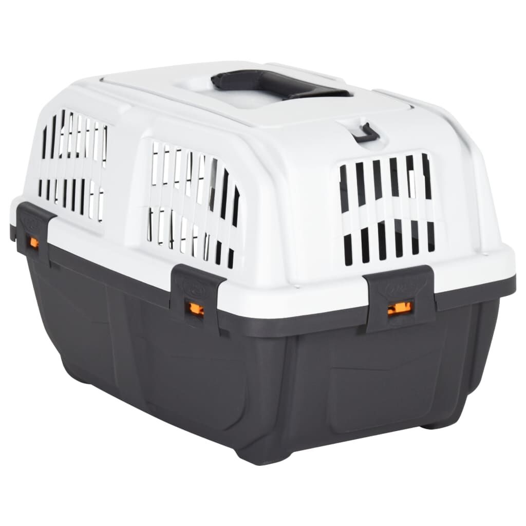 Vidaxl Transportín De Mascota Puerta Metal Polipropileno 48x31,5x31 Cm_4