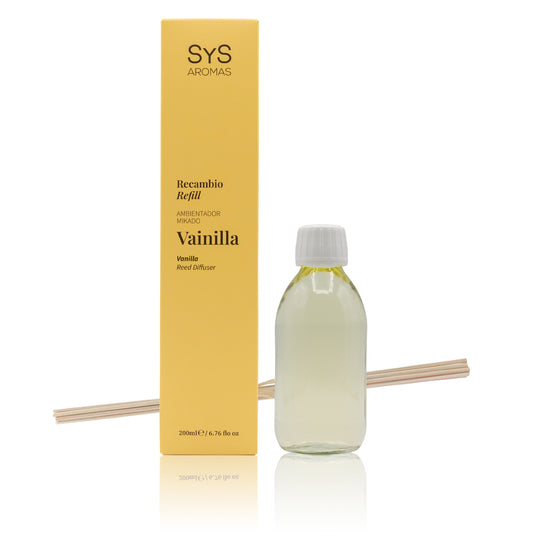 Recambio Mikado SYS Aromas 200 ml | Vainilla Origins | Con Palos | Aroma Dulce y Reconfortante_0