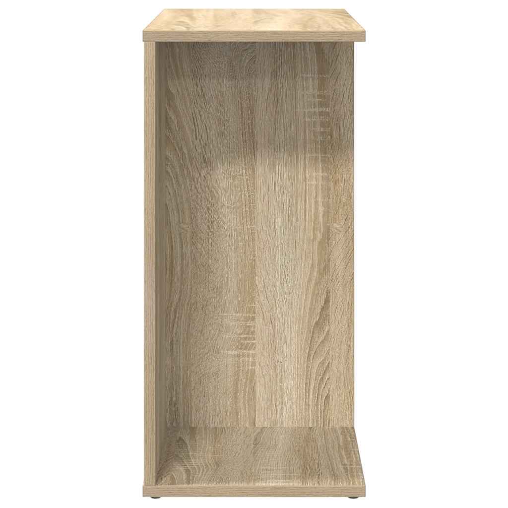 Mesita De Noche Madera De Ingeniería Roble Sonoma 46,5x29x61 Cm_3