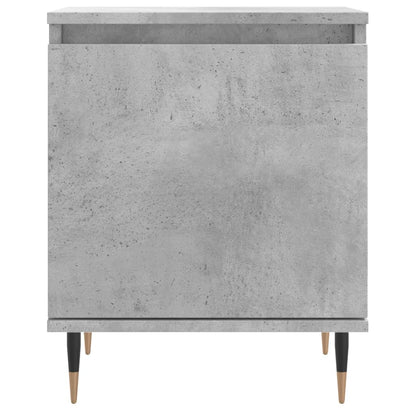 Mesitas De Noche 2 Uds Madera Gris Hormigón 40x30x50 Cm_3