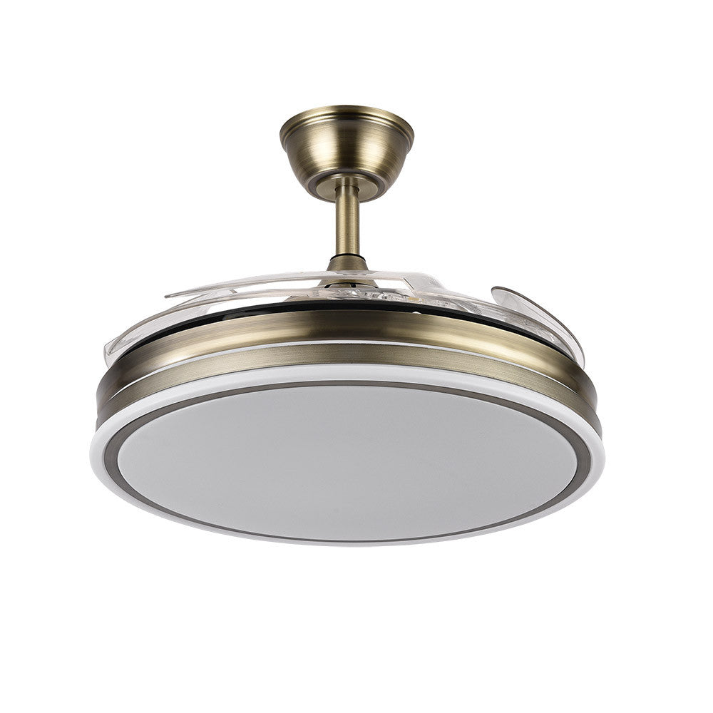 Ventilador Bayomo 72w 6120lm Cuero 3 Aspas Desp. 32/47x49/108d.3 Color.motor Dc.remoto_1