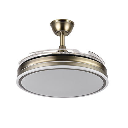 Ventilador Bayomo 72w 6120lm Cuero 3 Aspas Desp. 32/47x49/108d.3 Color.motor Dc.remoto_1
