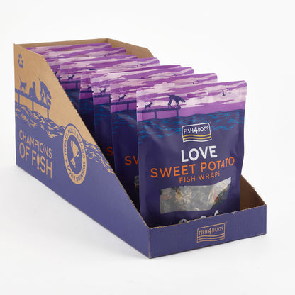 Fish4dogs Snack Natural Para Perros – Love Boniato Con Pescado 100 G (pack De 10)_2