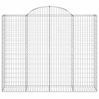 Cestas Gaviones 15 Uds Forma De Arco Hierro 200x50x160/180 Cm_3