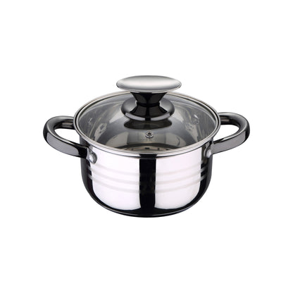 Bateria 8pc Acero Inoxidable Apta Para Inducción Colección Hita_1