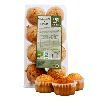 Magdalenas ecológicas de espelta 200 g_0
