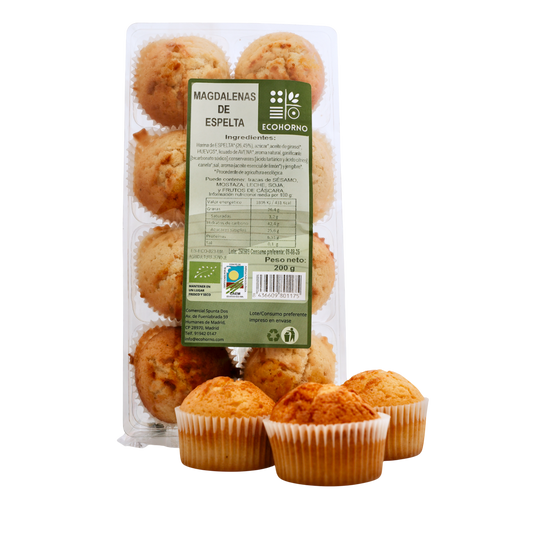 Magdalenas ecológicas de espelta 200 g_0