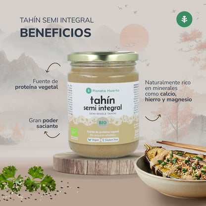Tahín Semi Integral ECO Planeta Huerto 350g