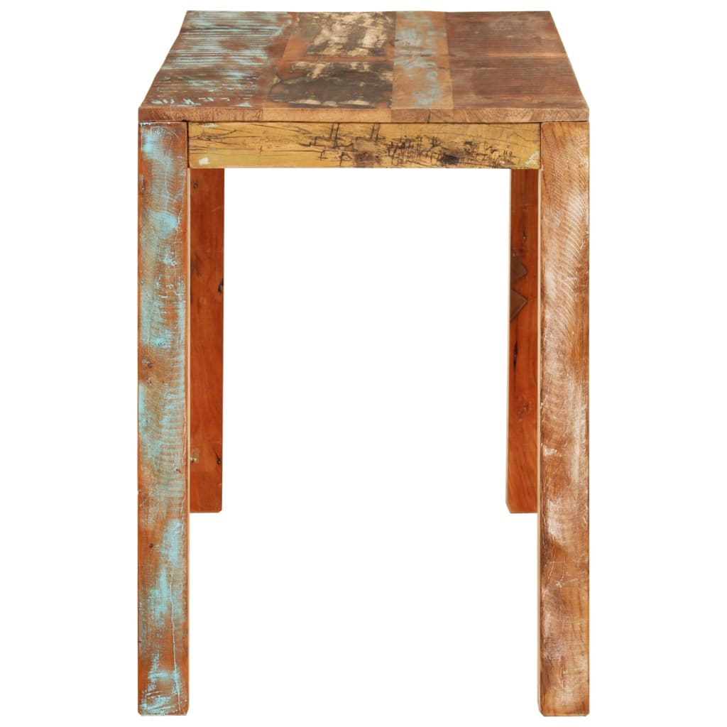 Mesa De Comedor Madera Maciza Reciclada 110x55x76 Cm_1