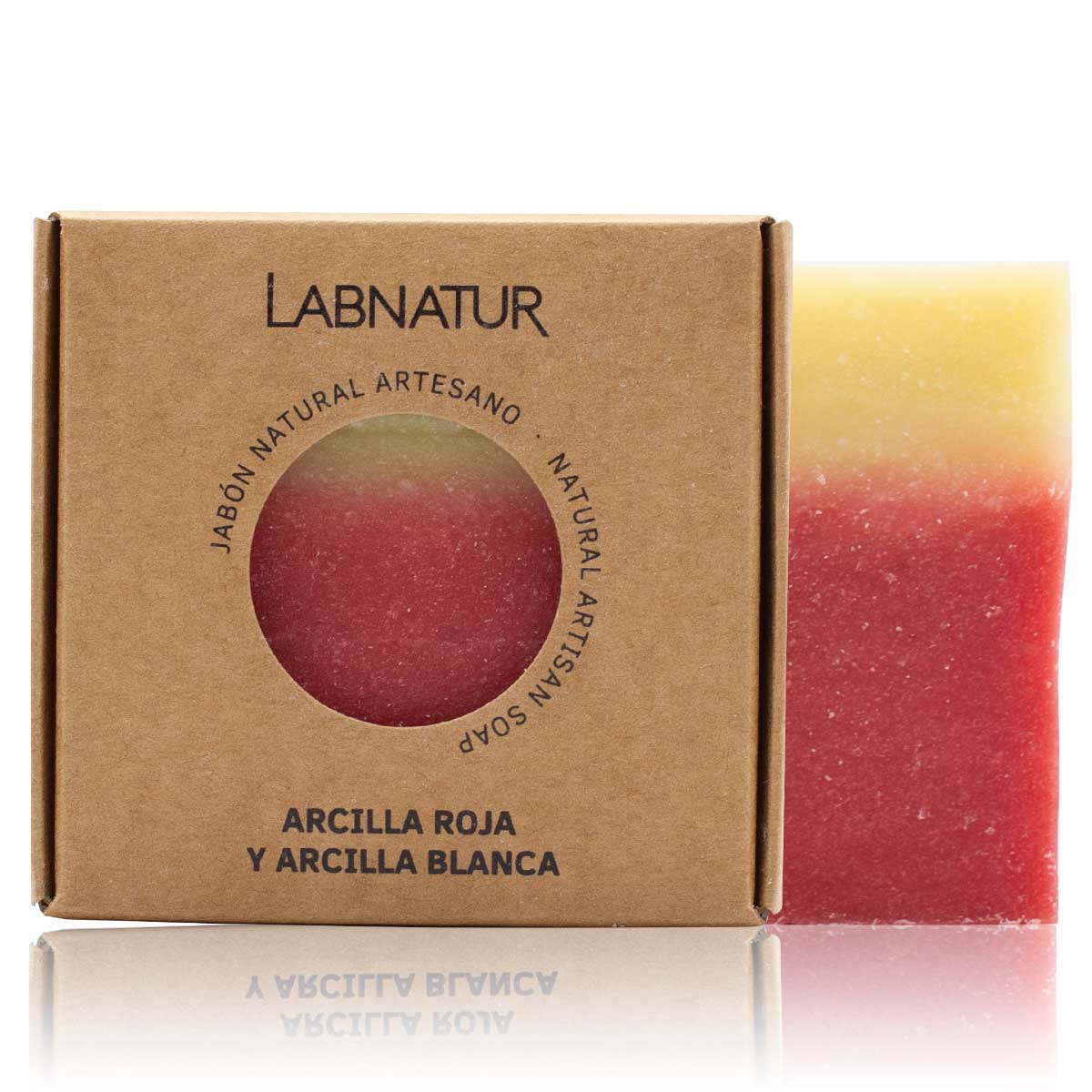 Jabón Natural Arcilla Premium Labnatur 100 g | Purificante | Control De Grasa | Limpieza Profunda_0