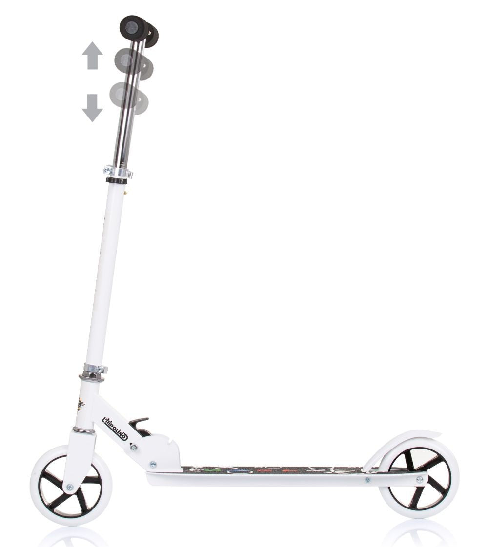 Patinete Infantil Sharky Hasta 100 Kg Plegable White_2
