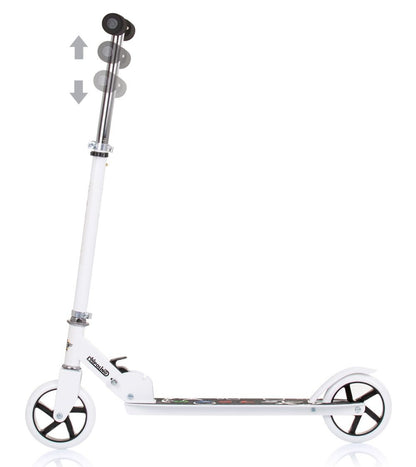 Patinete Infantil Sharky Hasta 100 Kg Plegable White_2