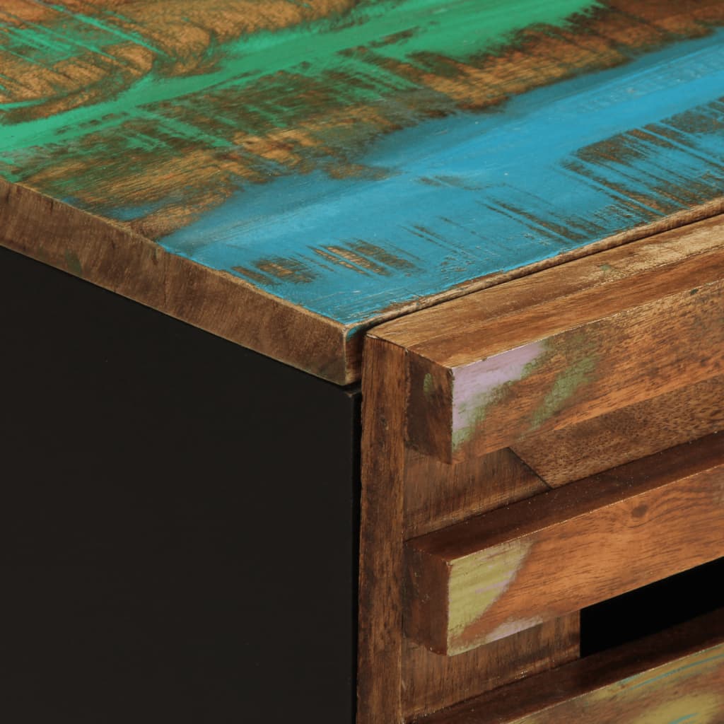 Mesita De Noche Madera Maciza De Acacia 50x34x60 Cm_4