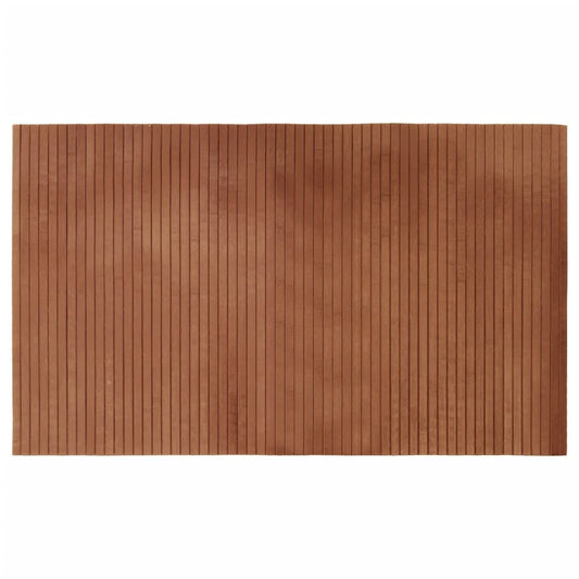Vidaxl Alfombra Rectangular Bambú Marrón 60x100 Cm_0