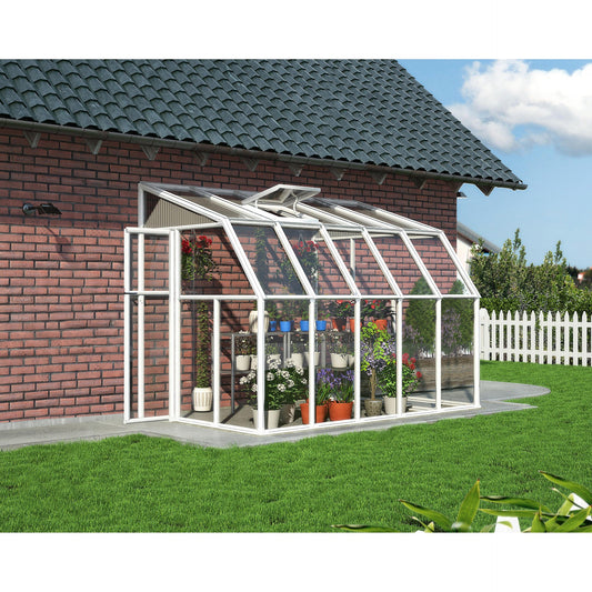 Pérgola adosada cerrada sunroom 324x200 cm