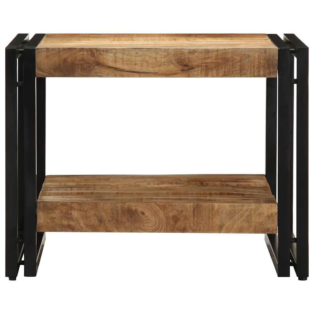 Mesa De Centro 50x50x38 Cm Madera Maciza De Mango_2