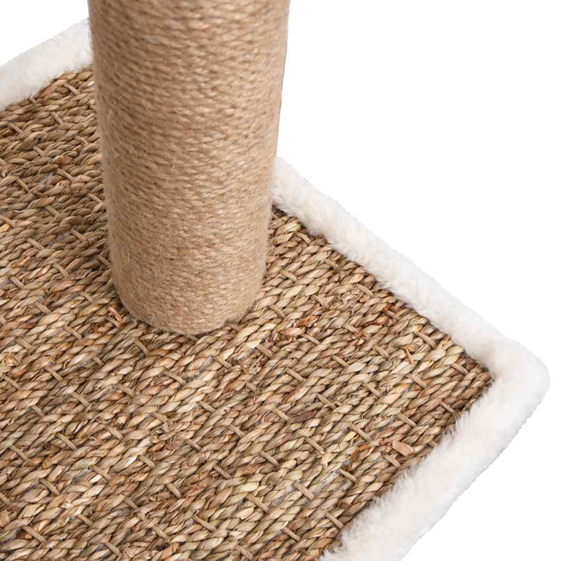 Vidaxl Árbol Para Gatos Con Cepillo De Aseo Y Poste Rascador_5