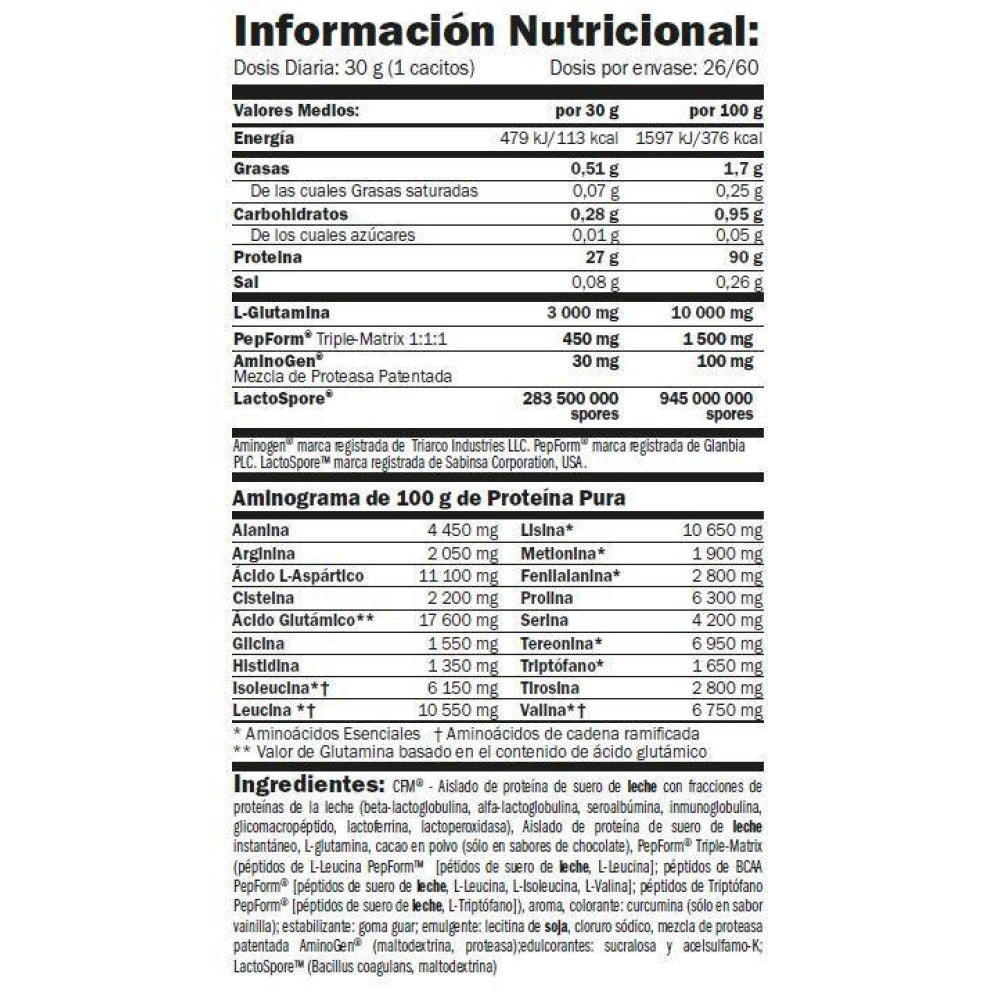 Iso Hd 90 Cfm Protein 1.8 Kg Chocolate Blanco - Galleta