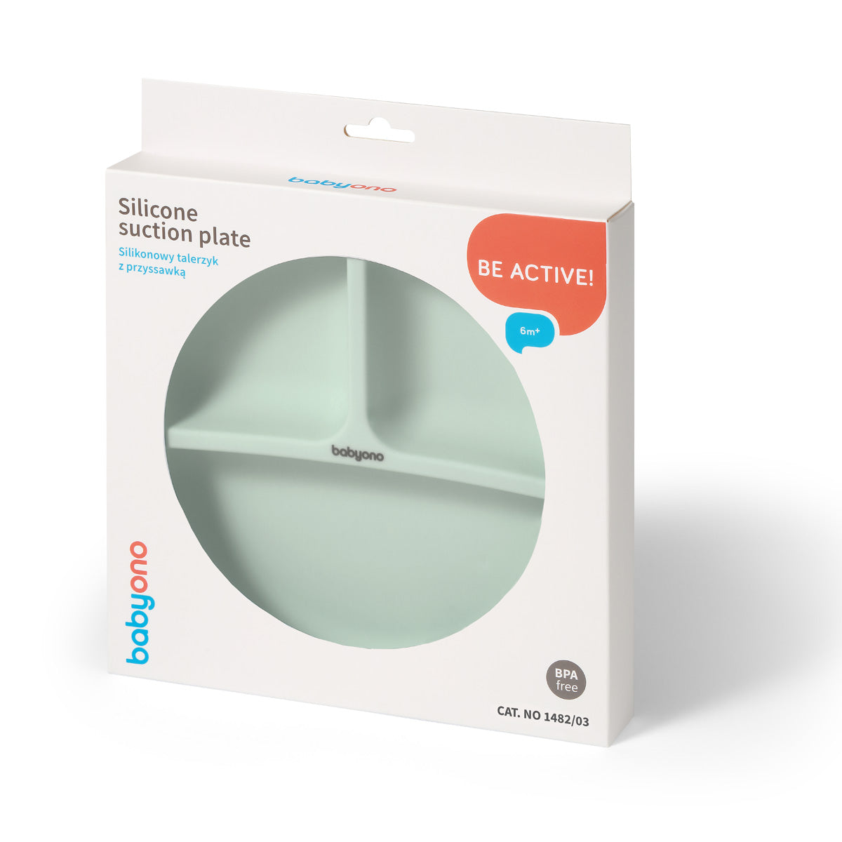 Babyono Plato De Silicona Con Compartimentos Y Ventosa | Orden, Estabilidad Y Más Autonomía En Cada Comida_1