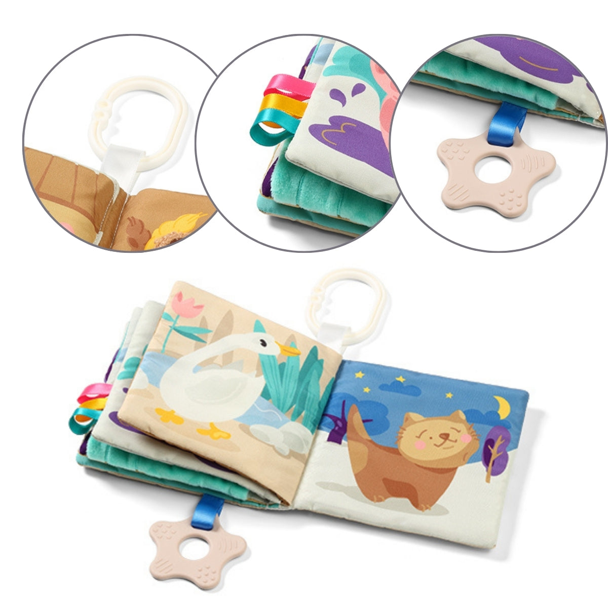 Libro Sensorial Educativo Bebé Granja