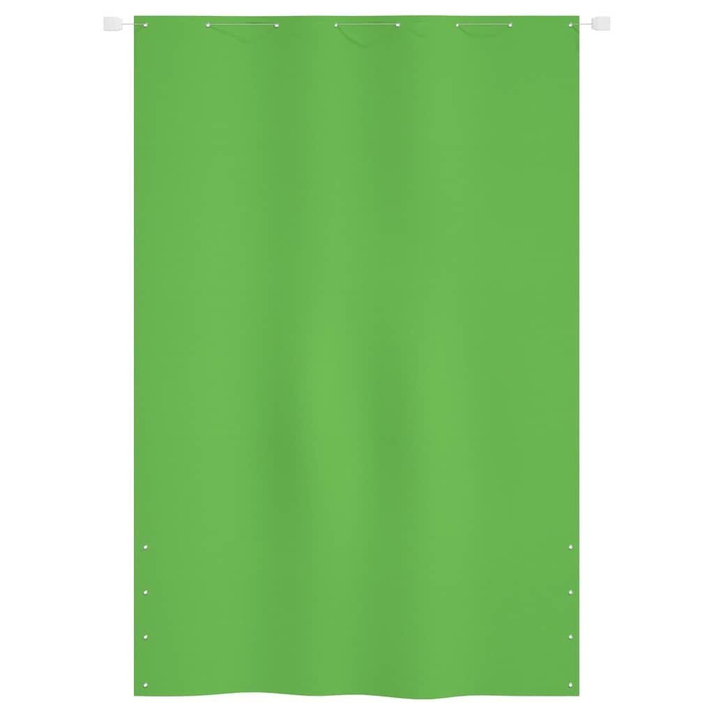 Vidaxl Toldo Pantalla Para Balcón Tela Oxford Verde Claro 160x240 Cm_1