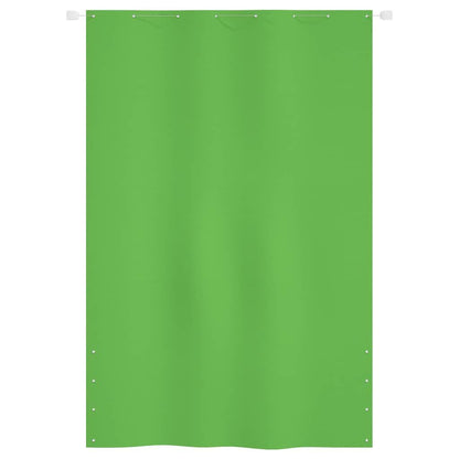 Vidaxl Toldo Pantalla Para Balcón Tela Oxford Verde Claro 160x240 Cm_1