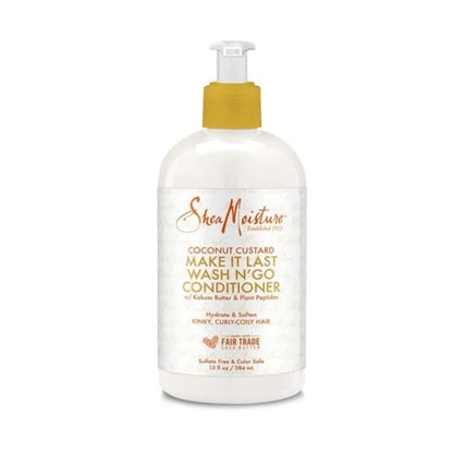 Shea Moisture Coconut Custard Make It Last Wash N’ Go Conditioner 384ml_0