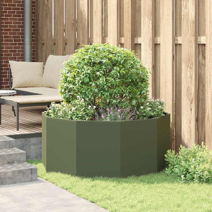 Jardinera Verde Oliva 120 X 120 X 50 Cm Acero_3