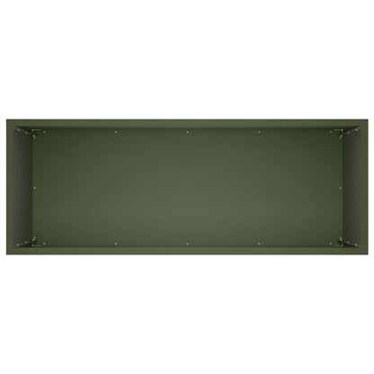 Macetero De Jardín 2 Uds. Verde Oliva 80 X 30 X 50 Cm_4