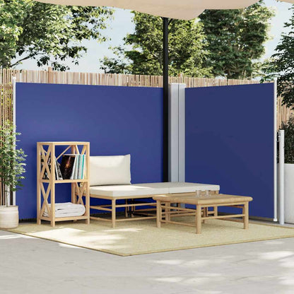 Vidaxl Toldo Lateral Retráctil Azul 140x1000 Cm_1