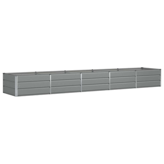 Jardinera Gris Claro 400 X 80 X 45 Cm Acero_0