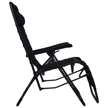 Sillas Plegables 2 Unidades Textilene Negro_4