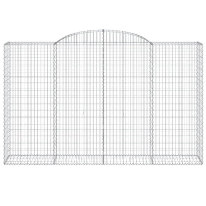 Cestas De Gaviones 4 Uds Forma De Arco Hierro 300x50x180/200 Cm_3