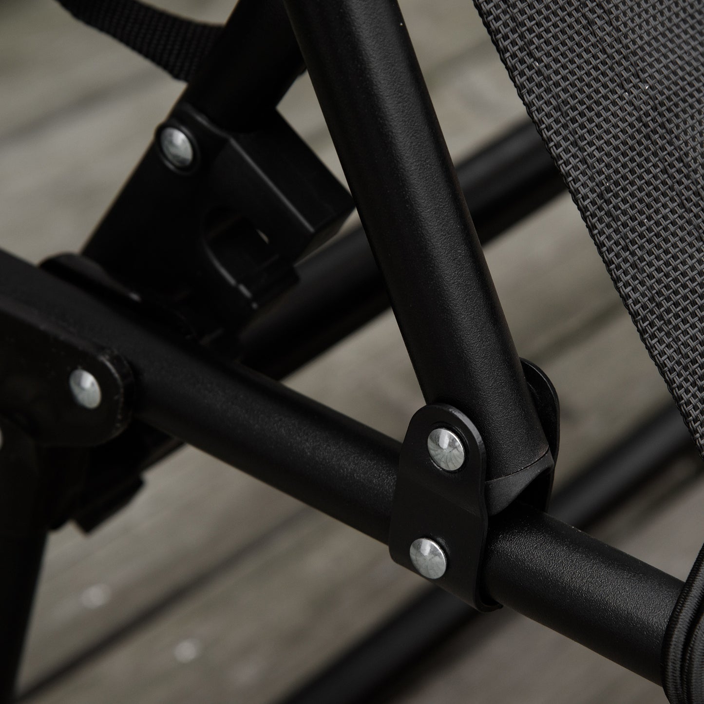 Outsunny Tumbona Plegable Y Ajustable De 4 Posiciones Con Sistema De Cordones_4
