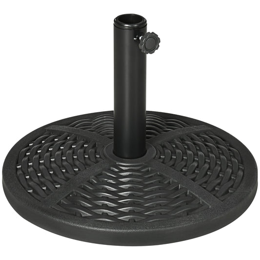 Outsunny Base De Sombrilla Redonda Soporte Para Parasol Con Relleno De Cemento Peso 9_0