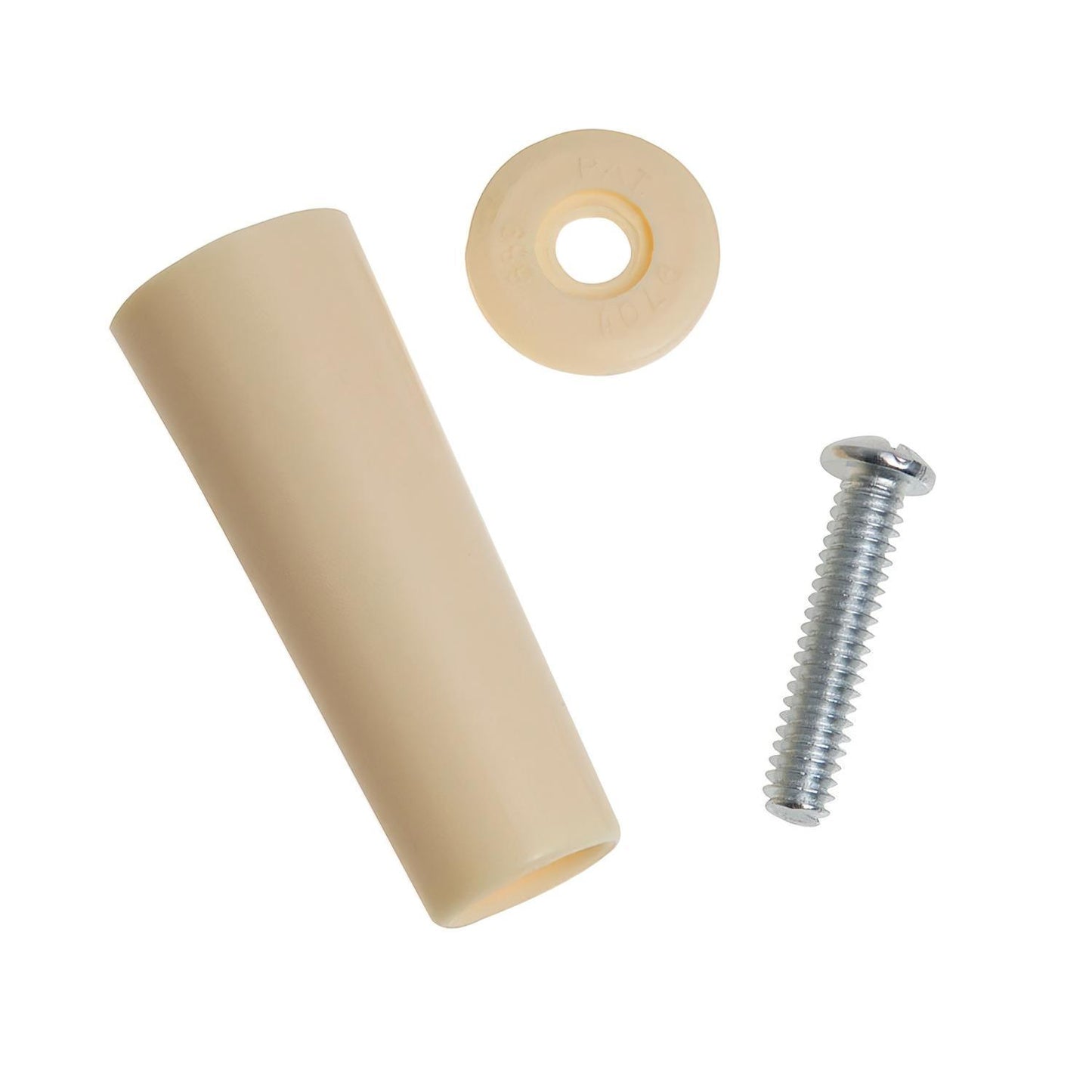 Tope Persiana Con Tornillo 60 Mm. Marfil