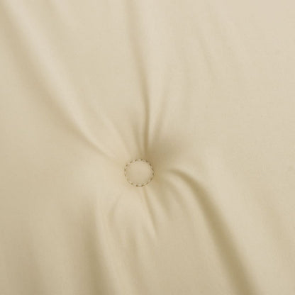 Vidaxl Cojín Para Tumbona Beige (75+105)x50x4 Cm_5