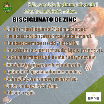 Bisglicinato De Zinc Efne (400 Caps)_2