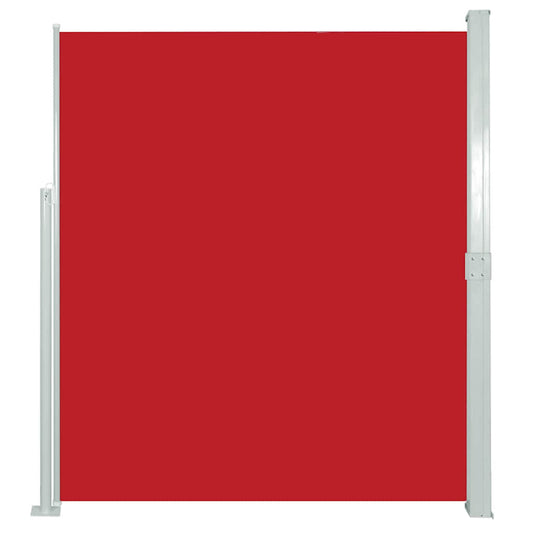 Vidaxl Toldo Lateral Retráctil De Jardín Rojo 170x300 Cm_0