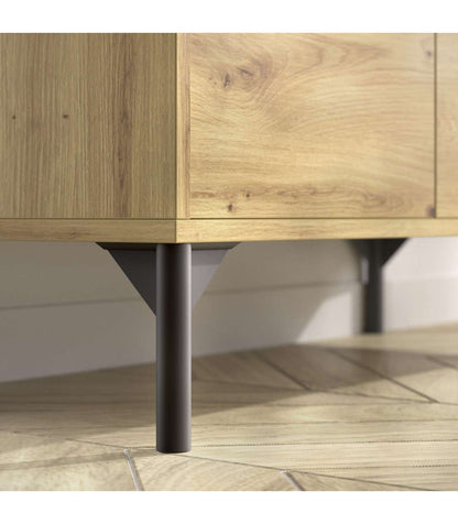 Modulo Alto Tres Puertas Para Salon O Cocina Cazalilla En Nordic 135 Cm(alto)81 Cm(ancho)43 Cm(largo)_3