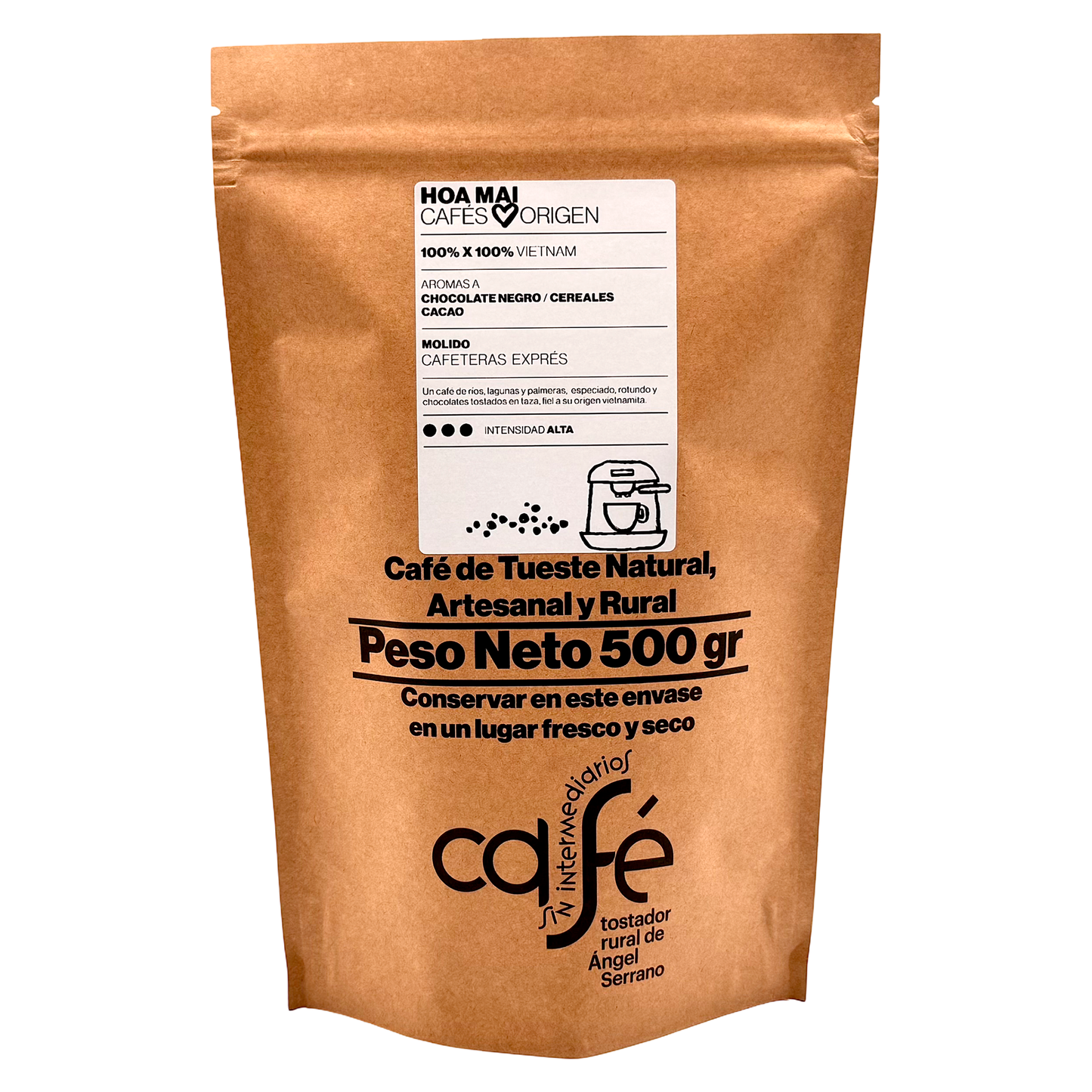 Cafe Sin Intermediarios Café Vietnam Hoa Mai Molido Espresso 500 G_0