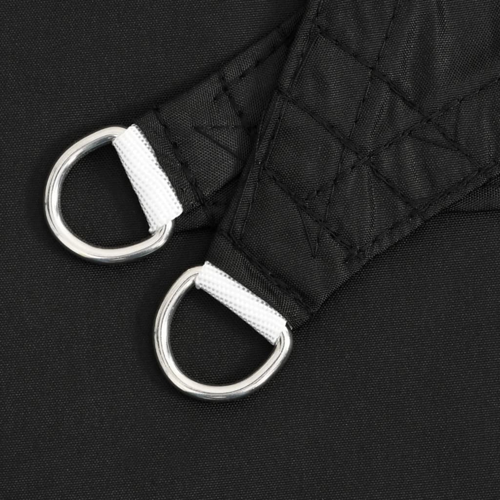 Toldo De Vela Triangular Tela Oxford Negro 5x5x5 M_3