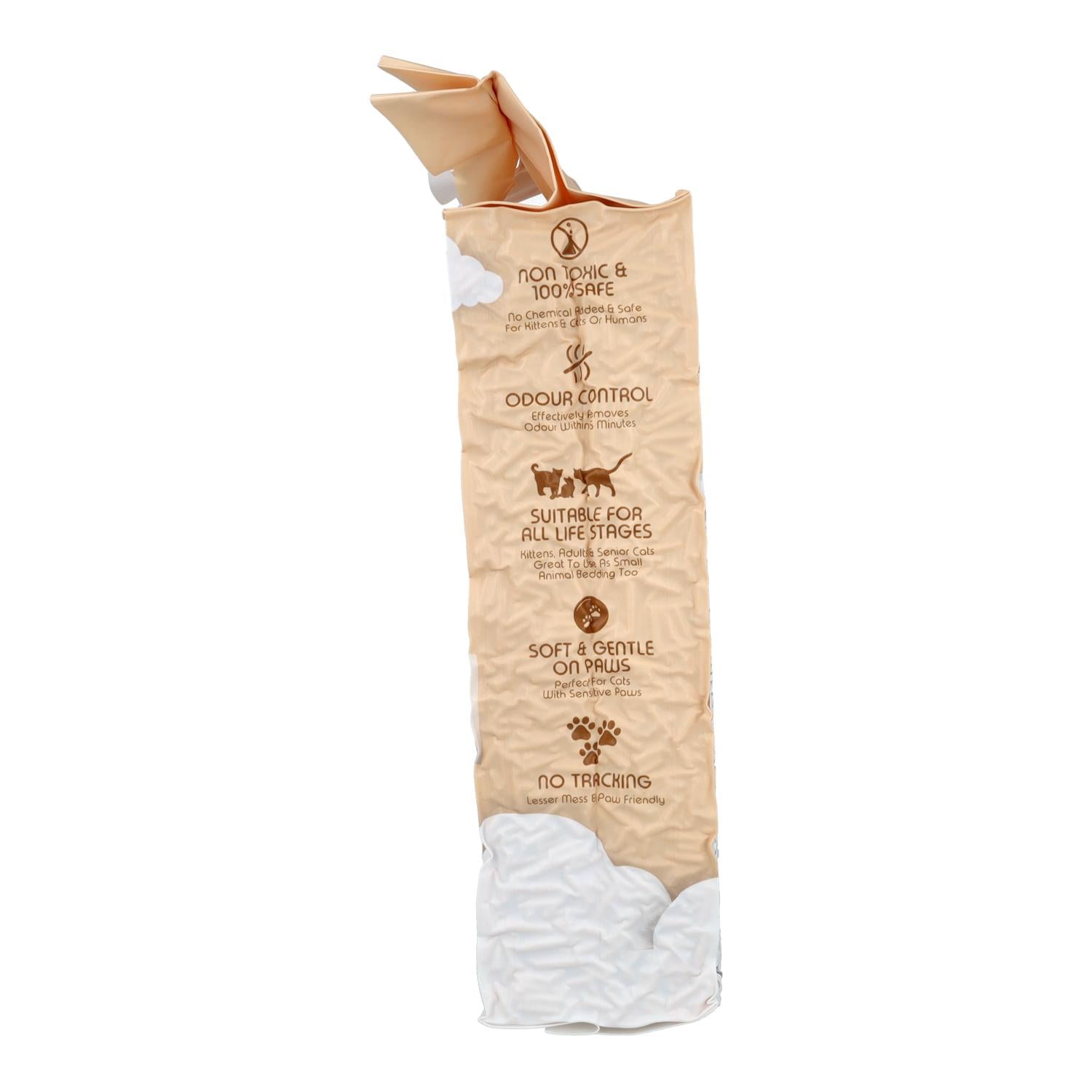 Kit Cat SoyaClump Pack Ahorro 12 - Peach 7 L Arena Vegetal para gatos