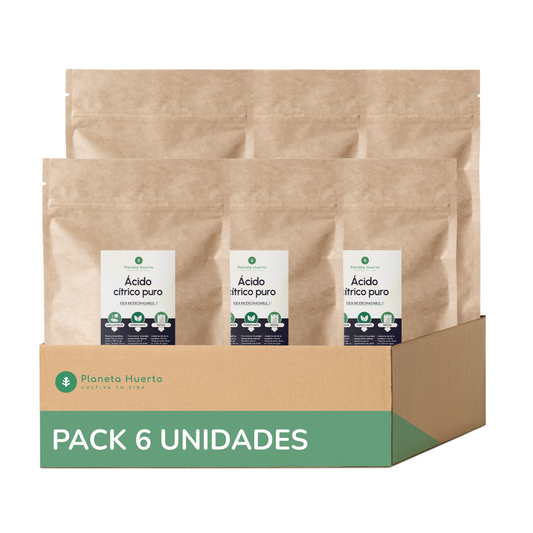 Pack 6xÁcido cítrico Planeta Huerto 2,5 Kg