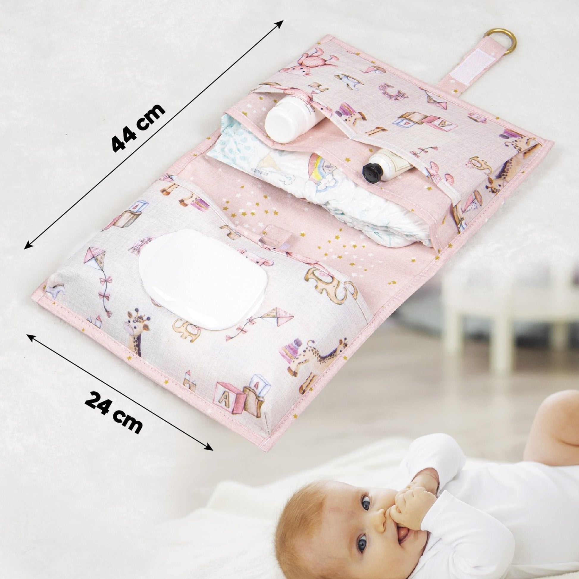 Organizador Material Bebés Rosa_1