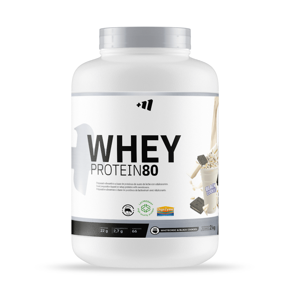 Whey Protein80 - 2 Kg - Chocolate Blanco Con Black Cookies - Aumenta La Masa Muscular - Masmusculo_0