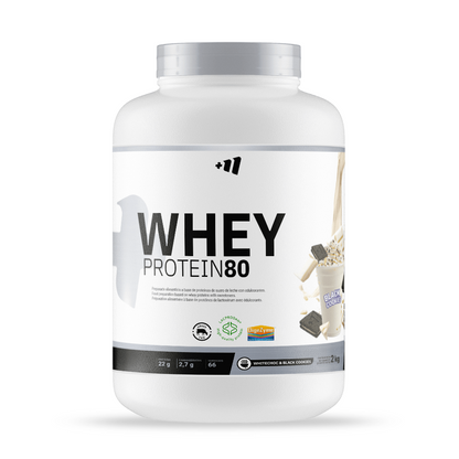 Whey Protein80 - 2 Kg - Chocolate Blanco Con Black Cookies - Aumenta La Masa Muscular - Masmusculo_0