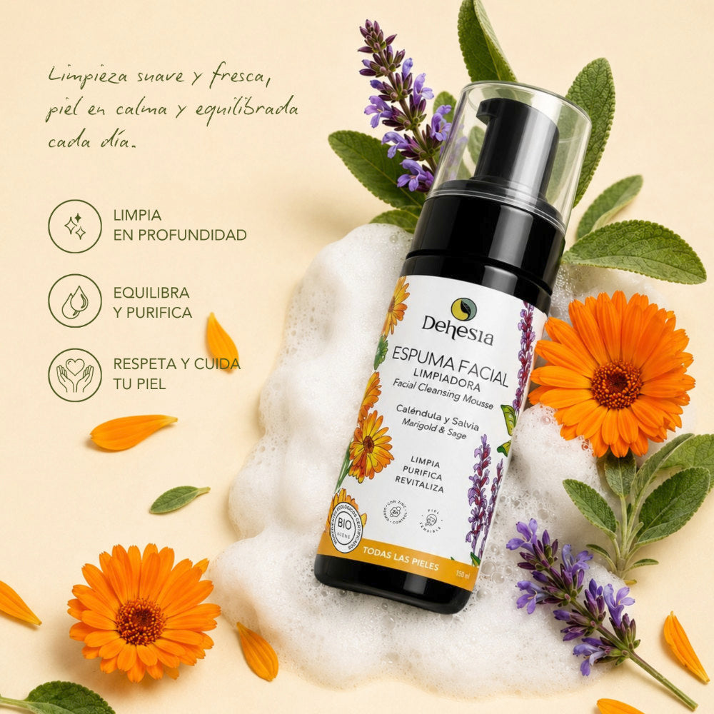 Espuma Limpiadora Facial Bio | Limpieza Diaria Pieles Sensibles 150ml_3