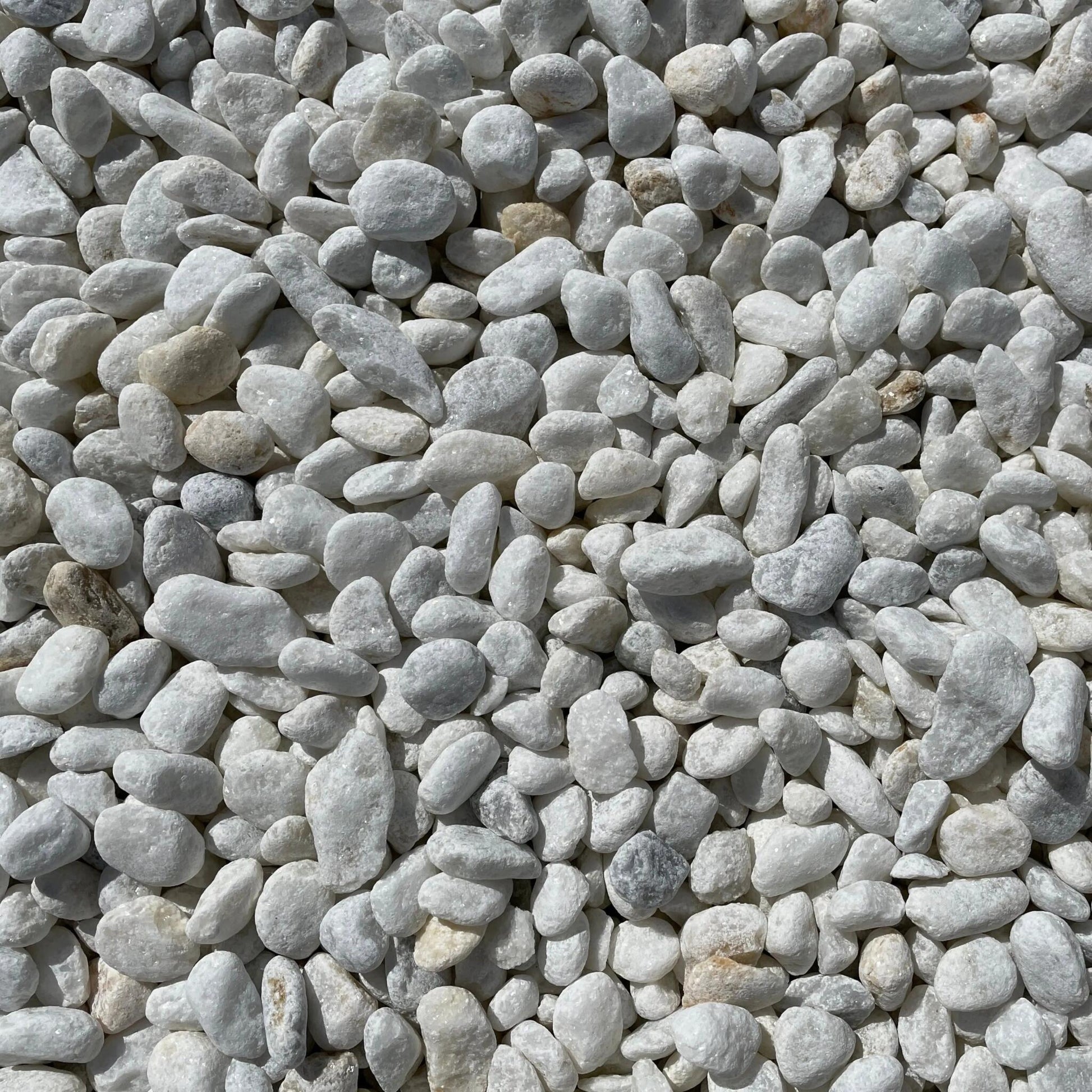 Canto Rodado Blanco Macael / Big Bag 1.000 Kg. / 6-12 Mm_0